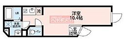 BIBLIO IIDABASHI ワンルームの間取図画像