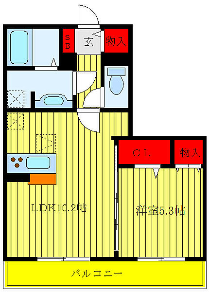 同じ建物の物件間取り写真 - ID:211046263470