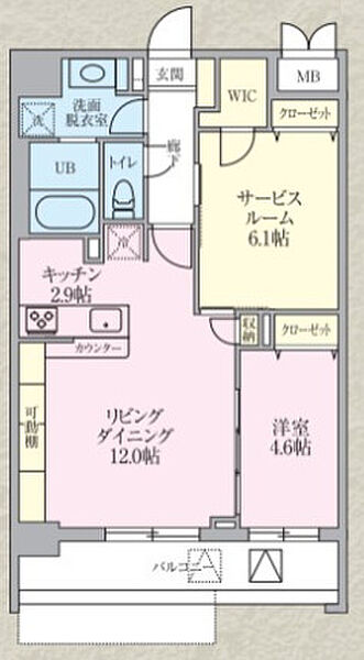 同じ建物の物件間取り写真 - ID:211046627454