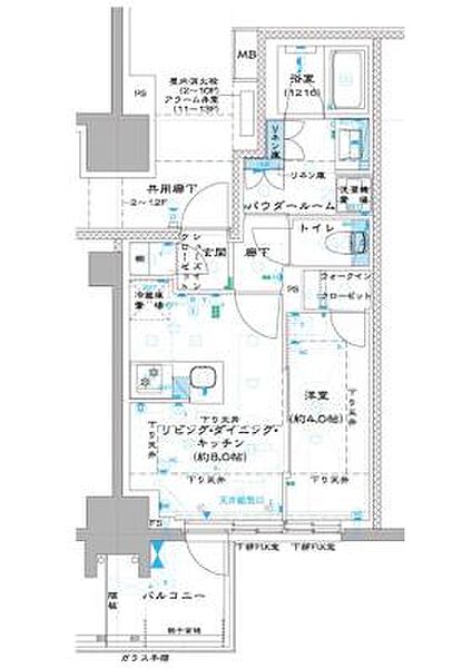 オーパスレジデンス中板橋 903｜東京都板橋区中板橋(賃貸マンション1LDK・9階・32.31㎡)の写真 その2