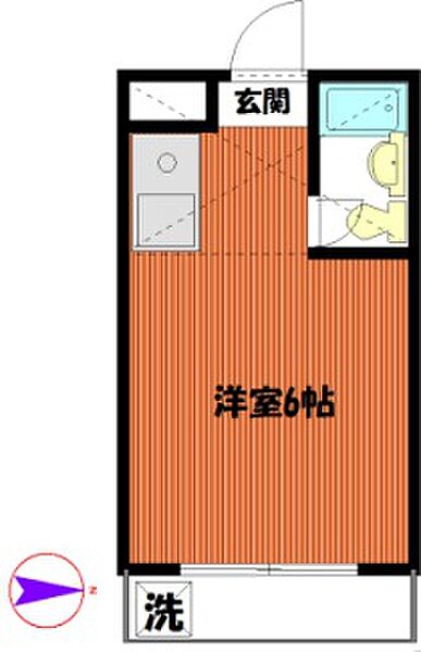 K.M.FLAT 106｜東京都板橋区舟渡2丁目(賃貸アパート1R・1階・14.00㎡)の写真 その2