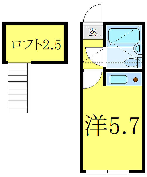 同じ建物の物件間取り写真 - ID:213086649900