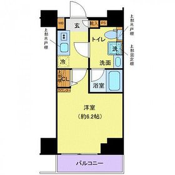 東京都葛飾区堀切7丁目(賃貸マンション1K・9階・20.47㎡)の写真 その2