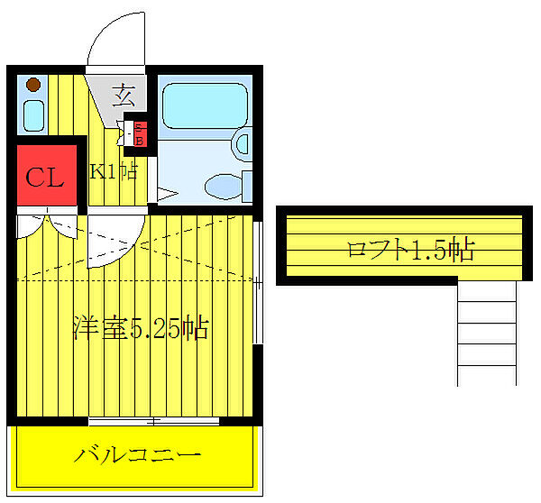 ハンドルフ十条 203｜東京都北区上十条5丁目(賃貸アパート1K・2階・14.78㎡)の写真 その2