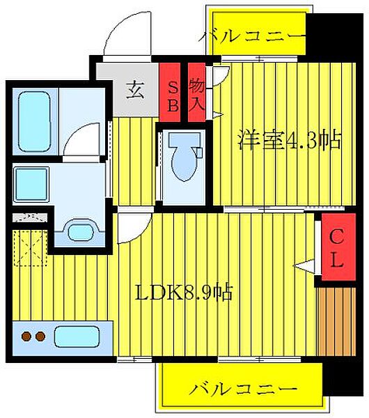 同じ建物の物件間取り写真 - ID:213100705472