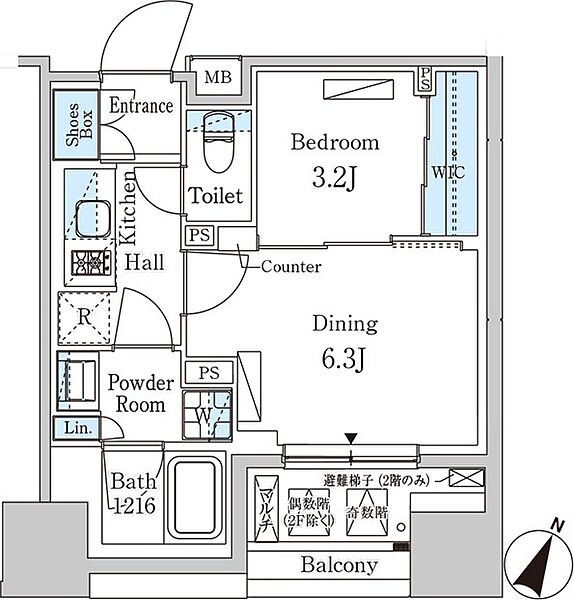 同じ建物の物件間取り写真 - ID:213108273047