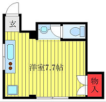 東京都北区赤羽1丁目48-1（賃貸マンション1R・3階・18.56㎡） その2