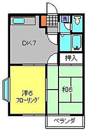 間取図画像 2DK