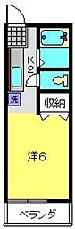 シャローヒルズ磯子 1Kの間取図画像