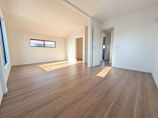 ライフスタイルにあわせて間仕切り対応可能の設計があります