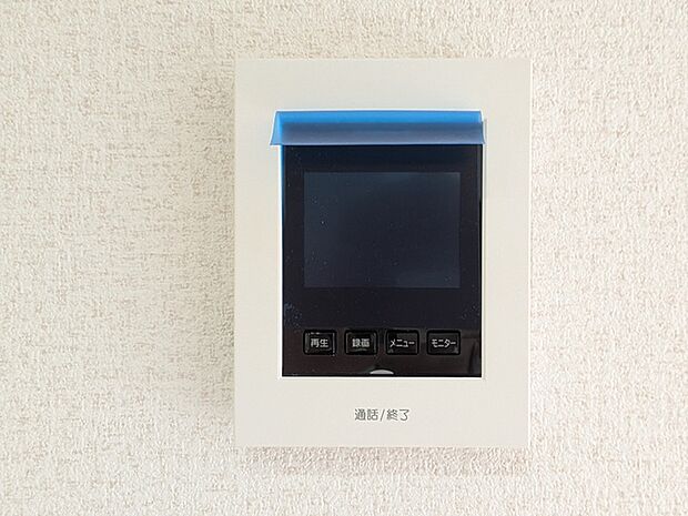 来客の履歴も確認できるモニターホン