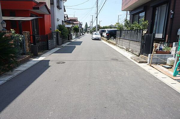 冬場も暖かさが期待できる南西接道