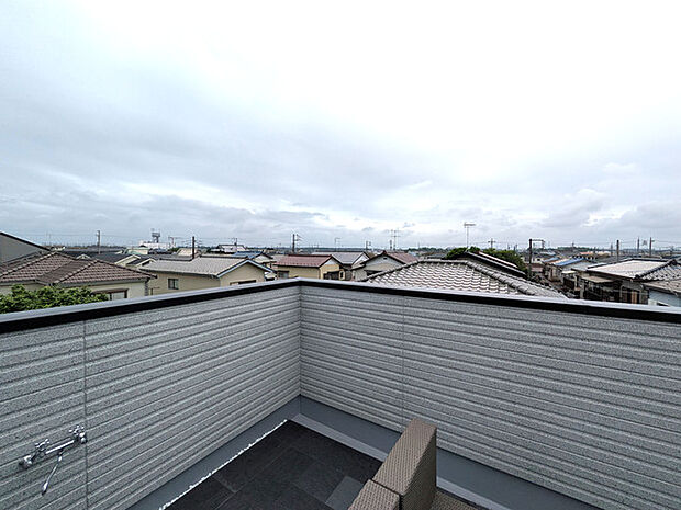 屋上テラスからの眺望