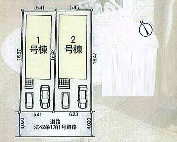 南西側幅員約4m公道に接道