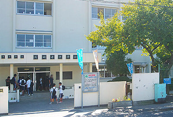 【藤井寺市立道明寺中学校】徒歩12分(約960m)。藤井寺市が運営する公立中学校。地域に根ざした教育が行われており、学校生活を通して社会性や自主性を育む環境が整えられています。