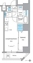 ルフォンリヴェント池袋 1LDKの間取図画像