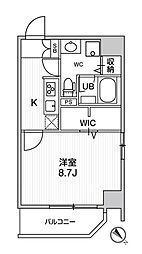 ROOTsHigashiNagasaki 1Kの間取図画像
