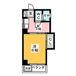間取図画像 1K