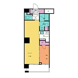 ParkCube西ヶ原STAGE 1LDKの間取図画像