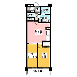 ParkAxis滝野川 2LDKの間取図画像