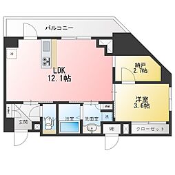 RenaissanceCourt文京白山 1SLDKの間取図画像