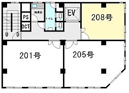 東洋ビル新館の間取図画像
