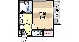 ストリームクレスト 1Kの間取図画像
