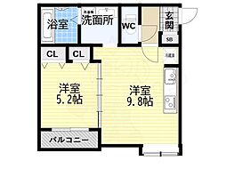 間取図画像 1LDK