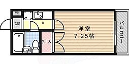 ピアッツァ六甲 1Kの間取図画像