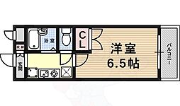 カーサ・ジュピター 1Kの間取図画像