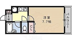 シェレナ六甲 1Kの間取図画像