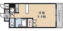 マンショントリン ワンルームの間取図画像