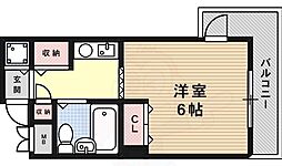 ダンディライオン灘 1Kの間取図画像