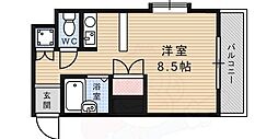 マンショントリン ワンルームの間取図画像