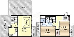 りりぱっとはうす 2LDKの間取図画像