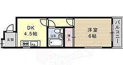 フレンドマンション 1DKの間取図画像