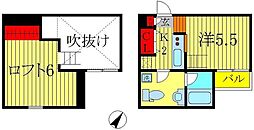 ｓｐａｄｅ 1階1Kの間取り