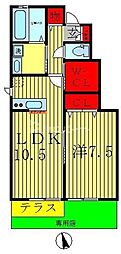 S・V・Pシー 1LDKの間取図画像