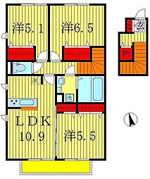 ルーチェ 3LDKの間取図画像