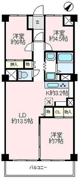 同じ建物の物件間取り写真 - ID:211045606123