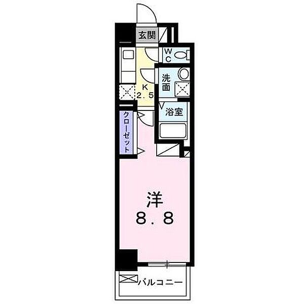 アルカディアIX ｜埼玉県飯能市栄町(賃貸マンション1K・8階・30.98㎡)の写真 その2