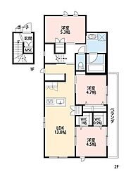 間取図画像 3LDK
