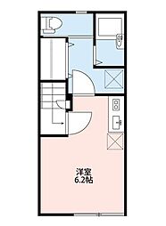 AZEST-RENT所沢 2階ワンルームの間取り