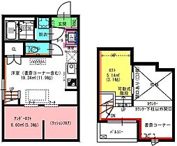 mesm(メズム) 1階1LDKの間取り