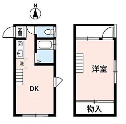スターハイツ 1DKの間取図画像