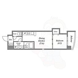 ルクレ新大阪レジデンス 3階