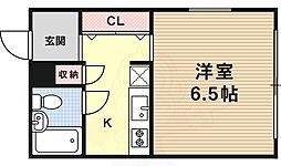 間取図画像 1K