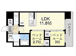 コンフォリア・リヴ新大阪西宮原ソルテラス 10階/-
