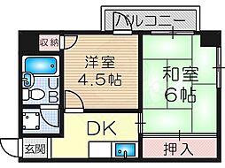 NKコーポ西中島 6階