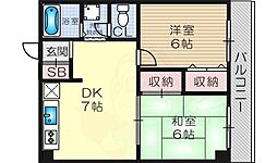 ファミール新北野 2階